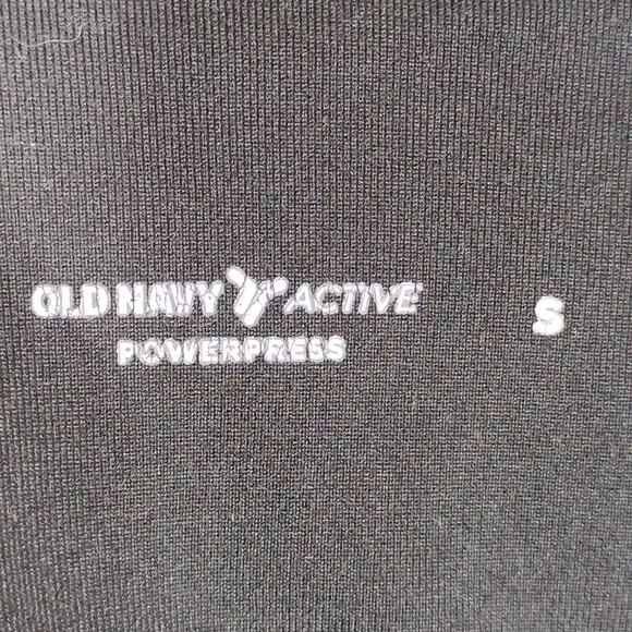 Old Navy Active Powerpress Leggings Black Small High Rise Go Dry Full Length - Picture 9 of 9